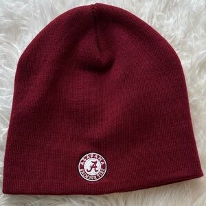 Alabama Crimson Tide Embroidered Patches Beanie Cap